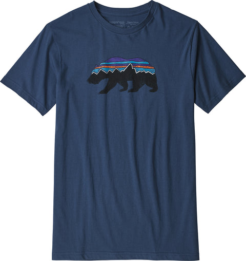 Patagonia T-shirt en coton organique Fitz Roy Bear - Homme