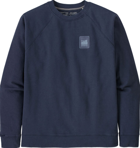 Patagonia Chandail à col rond en coton Alpine Icon Regenerative Organic Certified - Homme