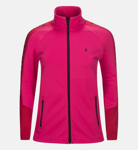 Peak Performance Veste intermédiaire zippée Rider - Femme