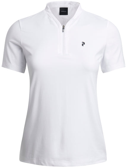 Peak Performance Chemise courtes manches et glissière pleine longueur Turf - Femme