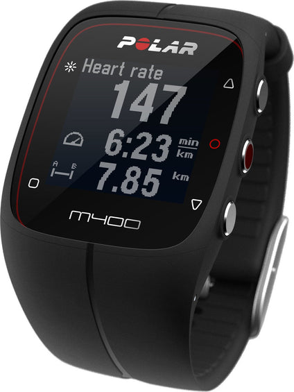 Polar Montre GPS de course à pied M400 avec fréquence cardiaque