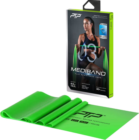 PTP Fitness Bande de résistance plate Mediband Medium