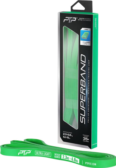 PTP Fitness Boucle d'entraînement de traction Superband Ultra Light