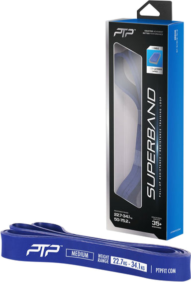 PTP Fitness Boucle d'entraînement de traction Superband Medium