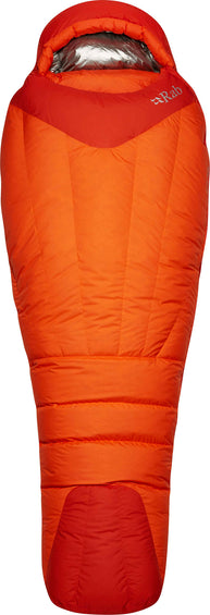 Rab Sac de couchage en duvet à glissière gauche Andes Infinium 800 - Regular -23C / -10F - Femme