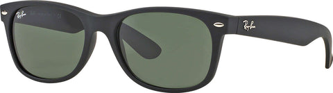 Ray-Ban New Wayfarer Classic - Black Matte - Green Classic G-15 (Standard)