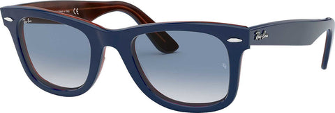 Ray-Ban Original Wayfarer Color Mix - Blue Red Havana Frame - Light Blue Gradient Lens