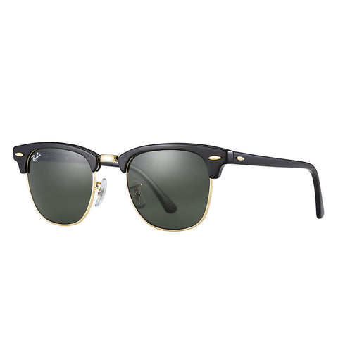 Ray-Ban Clubmaster Classic - Monture Black - Lentille Green Classic G-15