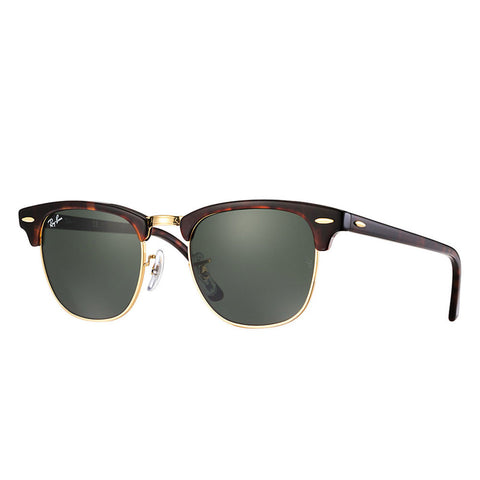 Ray-Ban Clubmaster Classic - Monture Tortoise - Lentille Green Classic G-15