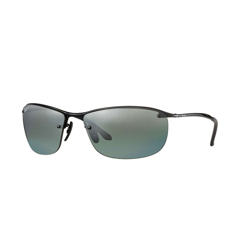 Ray-Ban RB3542 - Monture Black - Lentille miroir Grey Chromance