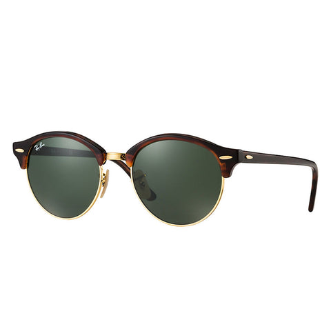 Ray-Ban Clubround - Monture Tortoise - Lentille Green Classic G-15