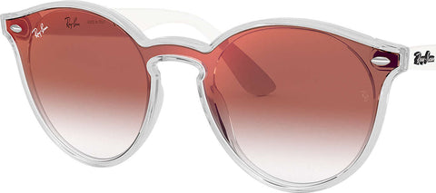 Ray-Ban BLAZE RB4380N - Transparent; Red - Red Gradient Mirror