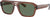 Ray-Ban Lunettes de soleil Corrigan Bio-Based - Unisexe - Trasparent Brown - Dark Green