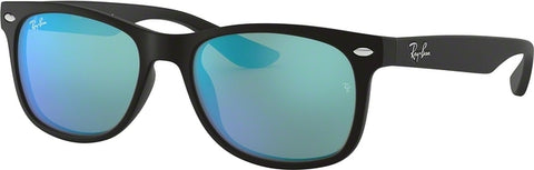 Ray-Ban Lunettes de soleil New Wayfarer Junior - Black - Blue Mirror - Enfant