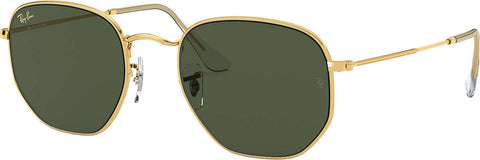 Ray-Ban Hexagonal - Monture Or - Lentille Vert Classique G-15