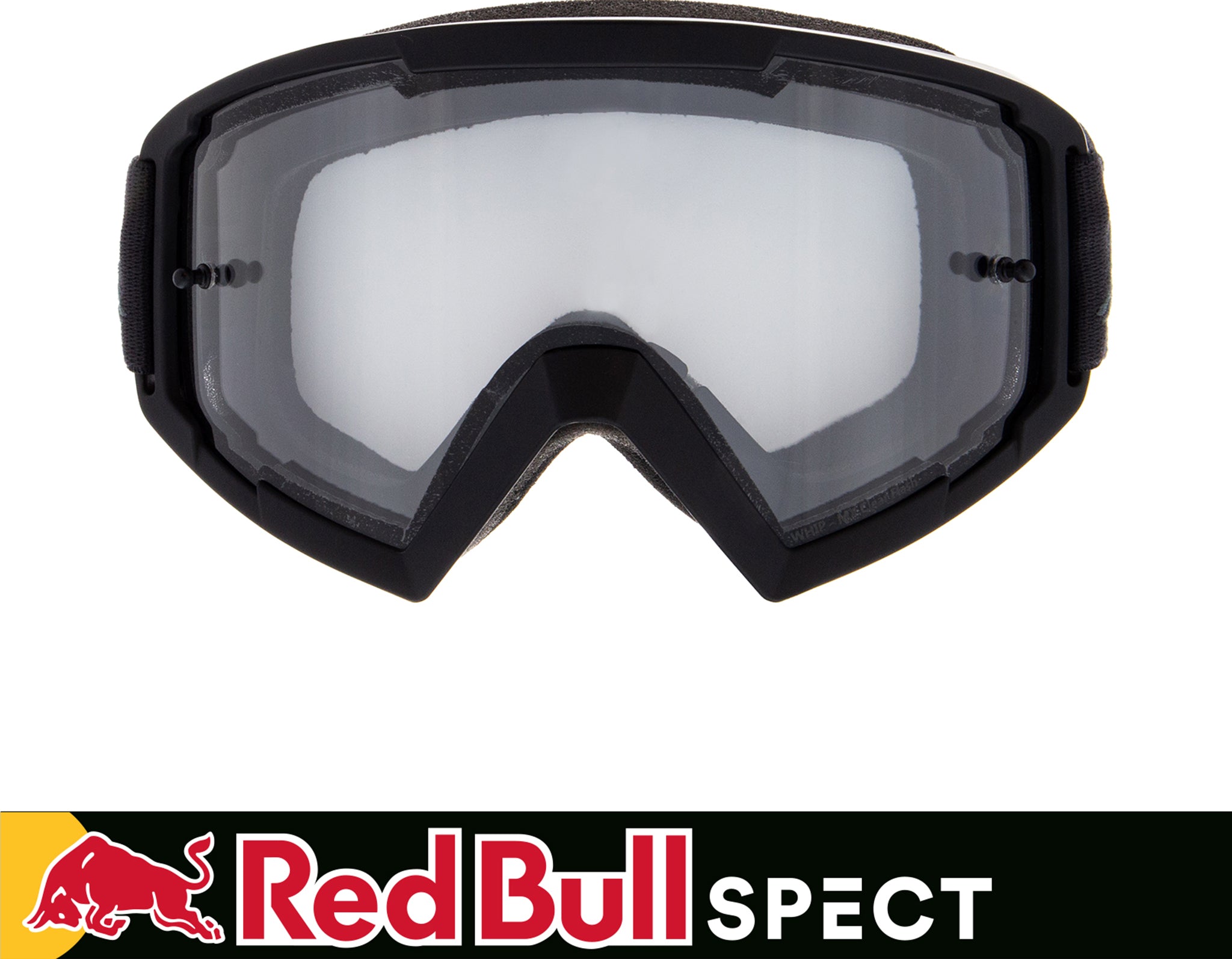 RedBull Spect Masque Motocross et VTT WHIP 002 Black Clear Flash