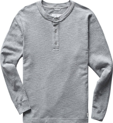 Reigning Champ Chandail tricoté 1x1 Slub Henley - Homme