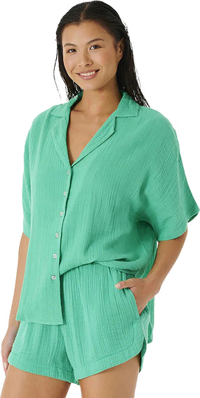 Rip Curl Chemise à manches courtes Premium Surf - Femme