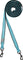 Rukka Laisse pour chien Solid Multi - Petit - Turquoise