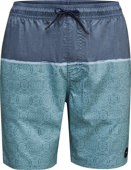 RVCA Short de bain County 16 po à taille élastique - Garçon