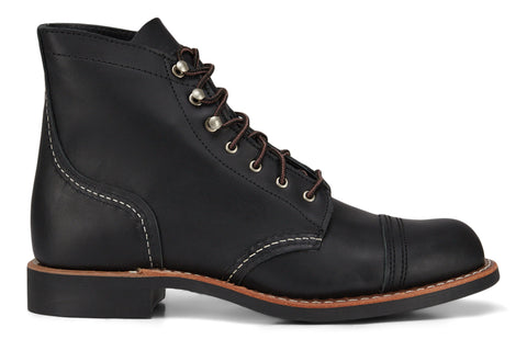 Red Wing Shoes Bottes Iron Ranger en cuir Black Boundary - Femme