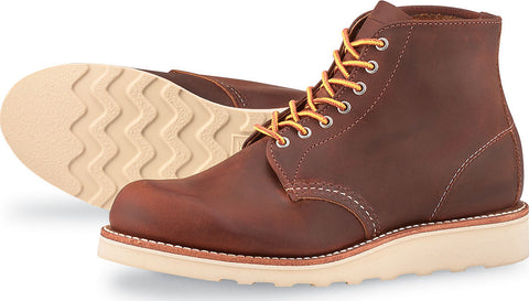 Red Wing Shoes Bottes 6 pouces Round Cooper Rough and Tough Leather - Femme