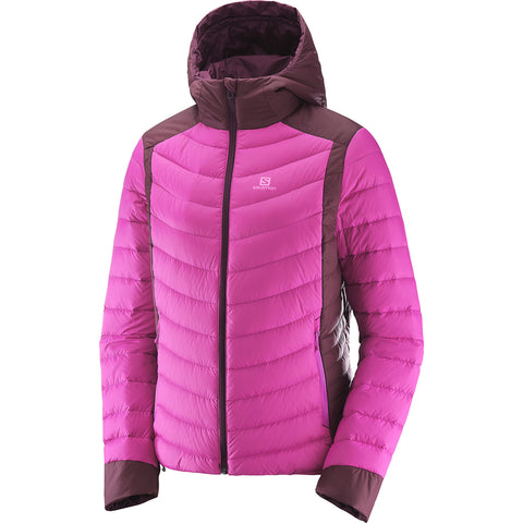 Salomon Manteau en duvet à capuchon Halo Femme
