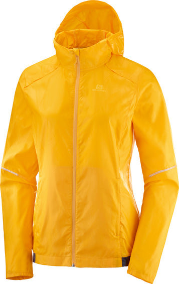 Salomon Manteau à capuchon Agile Wind Print - Femme