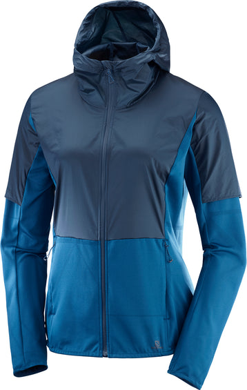 Salomon Manteau Elevate Aero FZ Mid - Femme