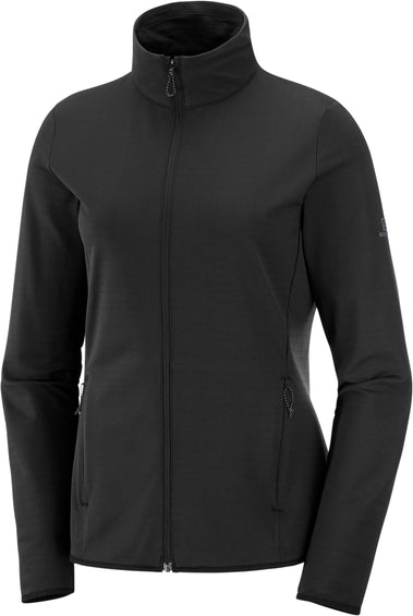 Salomon Manteau couche intermédiaire à glissière intégrale Outrack - Femme
