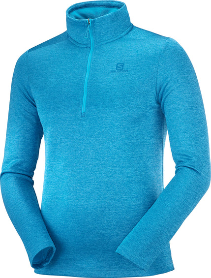 Salomon Couche intermédiaire à demi-glissière Essential Lightwarm Seamless - Homme