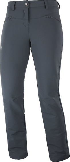 Salomon Pantalon à coquille souple Wayfarer Straight Warm - Femme