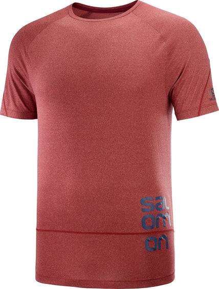 Salomon T-shirt graphique Cross Run - Homme