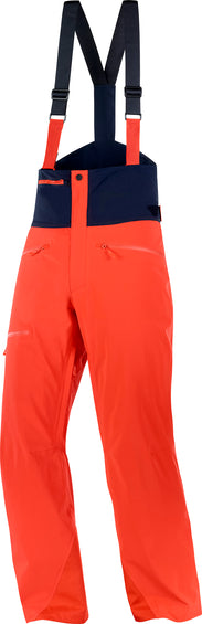 Salomon Pantalon de ski isolé Brilliant Suspenders - Homme