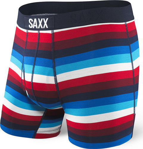 SAXX Underwear Boxeur avec braguette Ultra - Homme Navy - Red Cabana Stripe