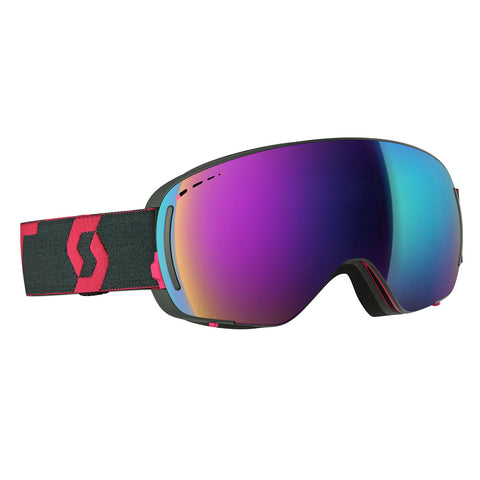 Scott Lunettes de ski LCG Compact - Pink - Grey - Sol teal chrome