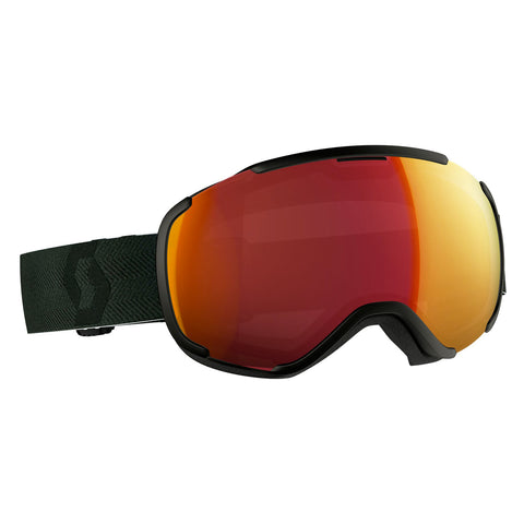 Scott Lunettes de ski Faze II - Black - Illuminator red chrome