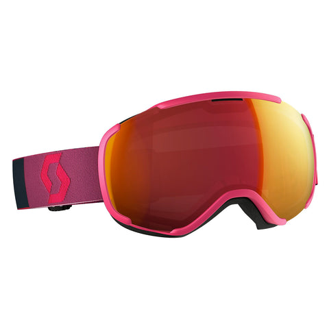 Scott Lunettes de ski Faze II - Pink - Illuminator red chrome
