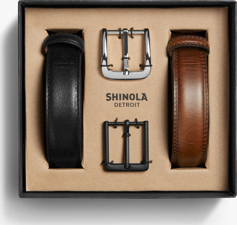 Shinola Set de Ceintures Guardian - Homme