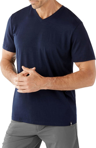 Smartwool T-Shirt Merino 150 à manches courtes uni à encolure en V Homme