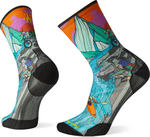 Smartwool Chaussettes imprimées PhD Outdoor Ultra Light Adventure On - Unisexe