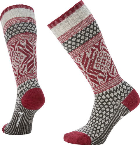 Smartwool Chaussettes mi-mollet à motif de flocons de neige Everyday Popcorn - Unisexe