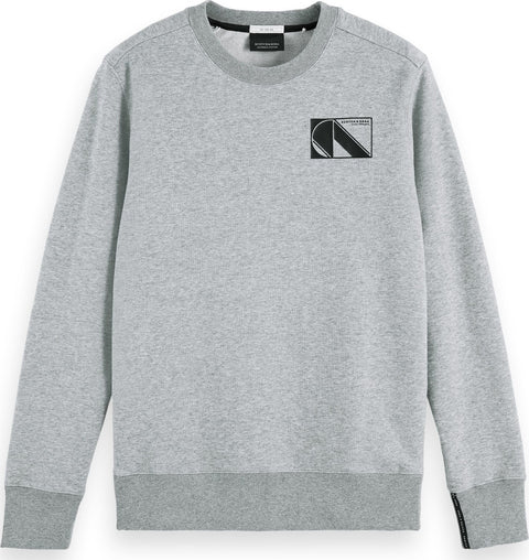 Scotch & Soda Chandail à manches longues en mélange de coton durable Club nomade - Homme