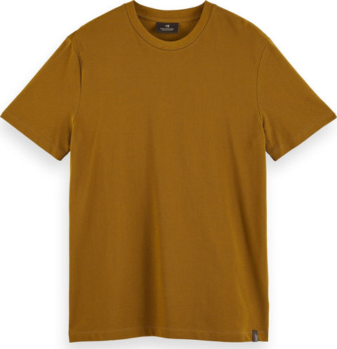Scotch & Soda T-Shirt Col Rond Manches Courtes en Coton - Homme