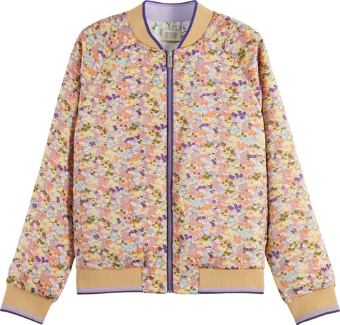 Scotch & Soda Blouson aviateur matelassé réversible imprimé - Femme