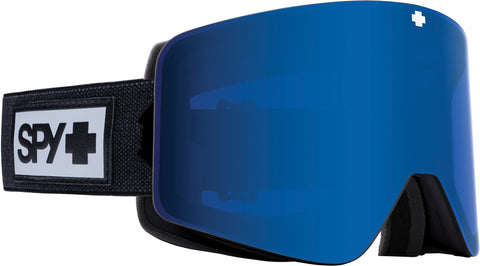 Spy Lunette de ski Marauder - Matte Black - Lentille HD Plus Rose - Dark Blue Spectra Mirror