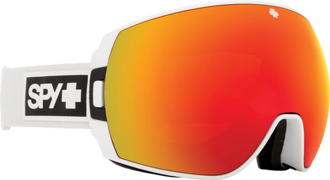 Spy Lunette de ski Legacy - White Black - Lentille HD Plus Bronze w/ Red Sprectra Mirror