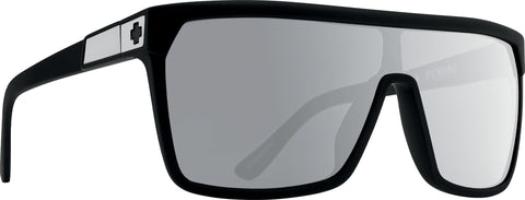 Spy Lunettes de soleil Flynn - Soft Matte Black - Happy Gray Green Polar / Silver Spectra Mirror