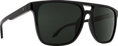 Spy Lunettes de soleil Czar - Soft Matte Black - Happy Gray Green Polar