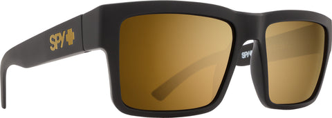 Spy Lunettes de Soleil Montana - Monture Soft Matte Black - Lentille Hd Plus Bronze With Gold Spectra